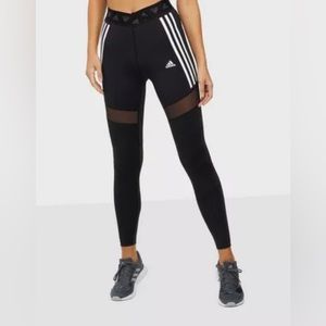 Adidas aeroready training mesh leggings size small